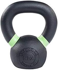 Body-Solid Single-Cast Gravity Casting Kettlebell with Kettles Grip Handle, Perfect Kettlebells for Weight Training and Core Workout, Cast Iron Kettle Bells for Men & Women.
