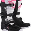Alpinestars womens Black/White/Pink Tech 3 Stella Boots Black White Pink Sz 08, Multi, 8 US
